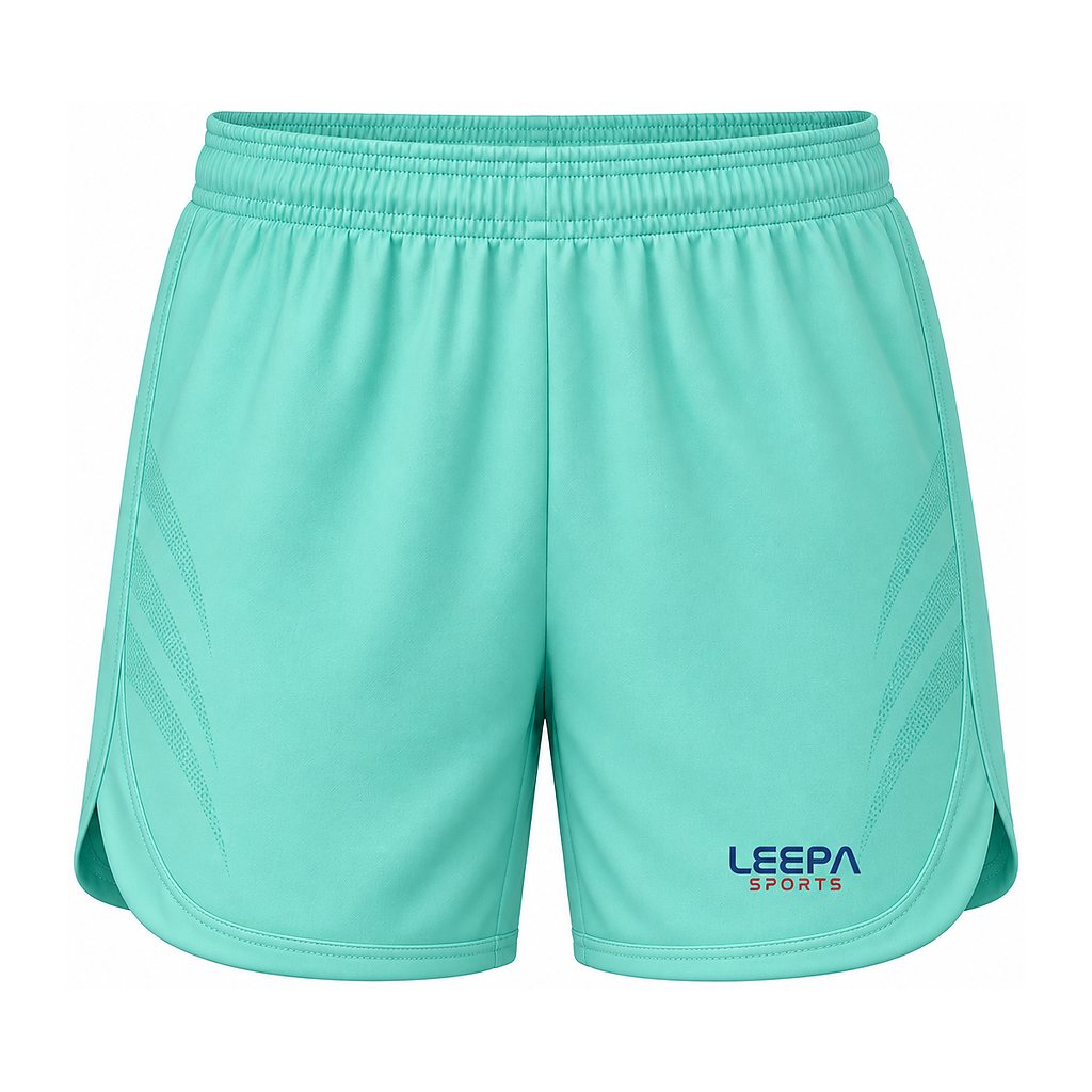 Mint Panel Soccer Shorts