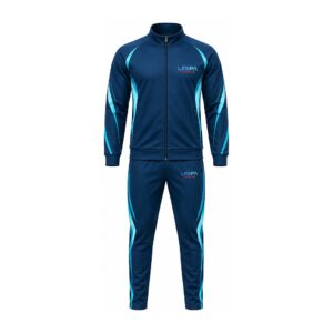 Navy Aqua Sports Tracksuit