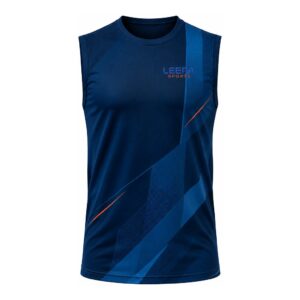 Navy Block Padel Sleeveless Top
