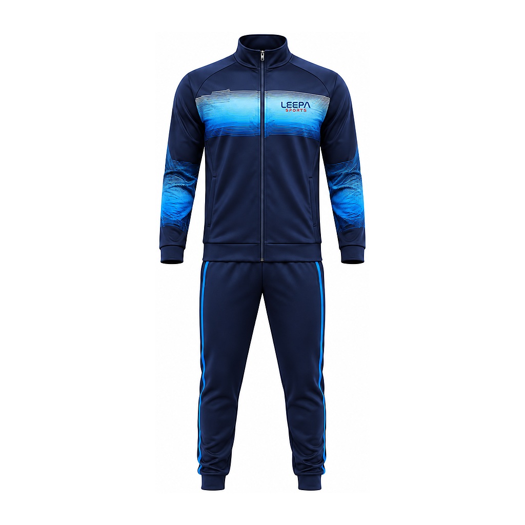 Navy Blue Gradient Tracksuit