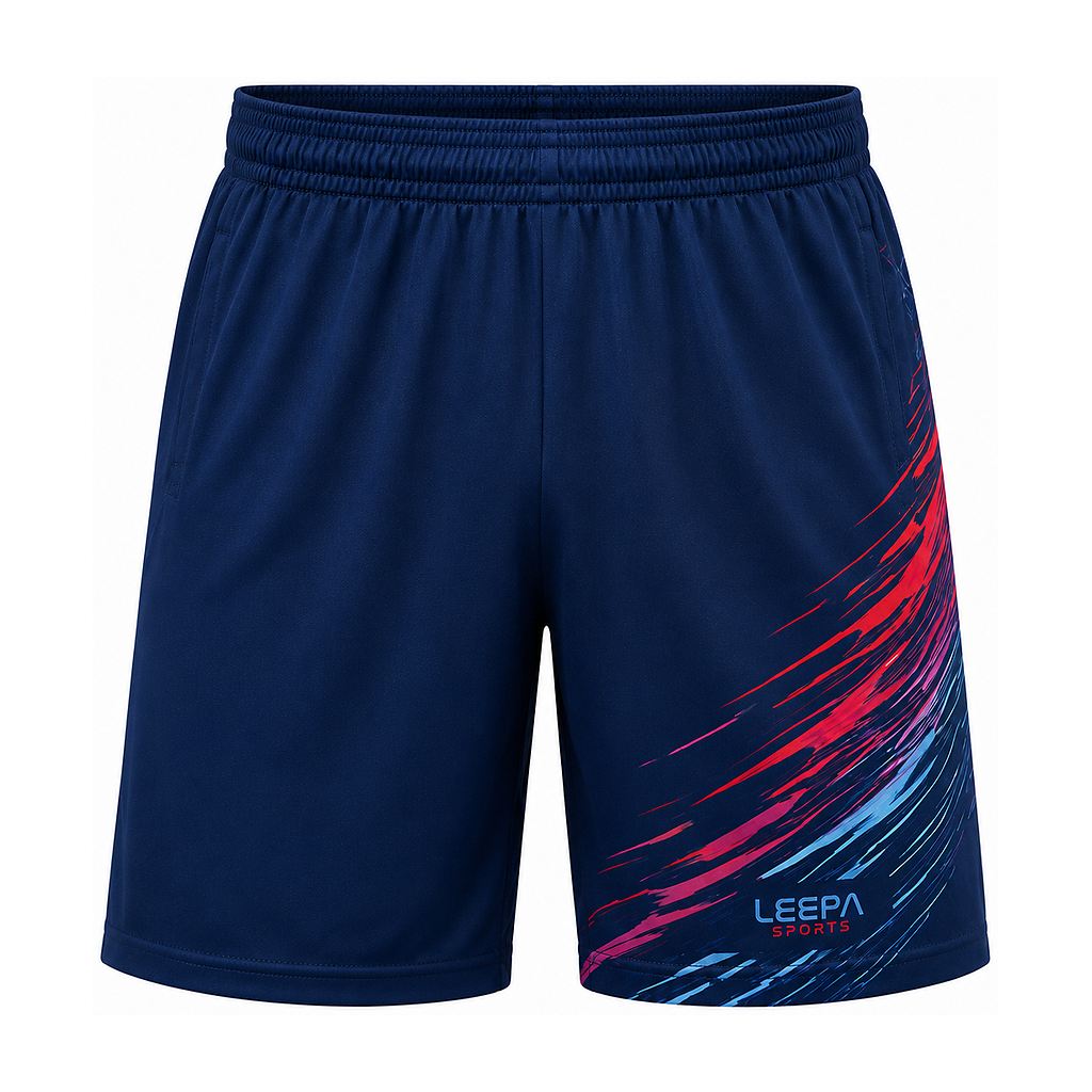 Navy Brush Soccer Shorts