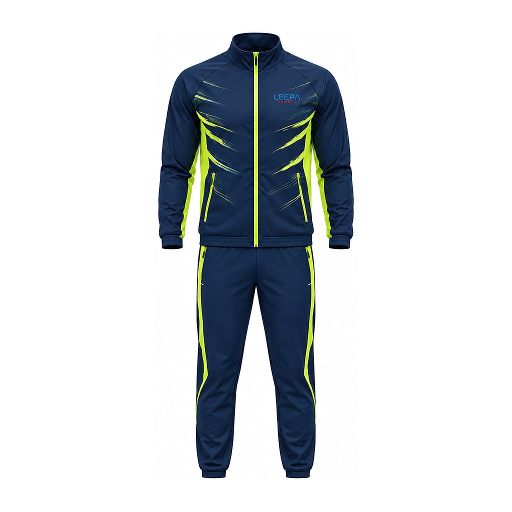 Navy Lime Speed Tracksuit