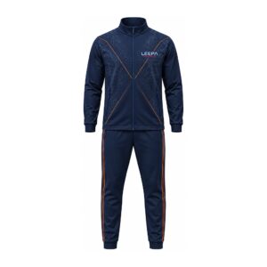 Navy Orange Dot Tracksuit