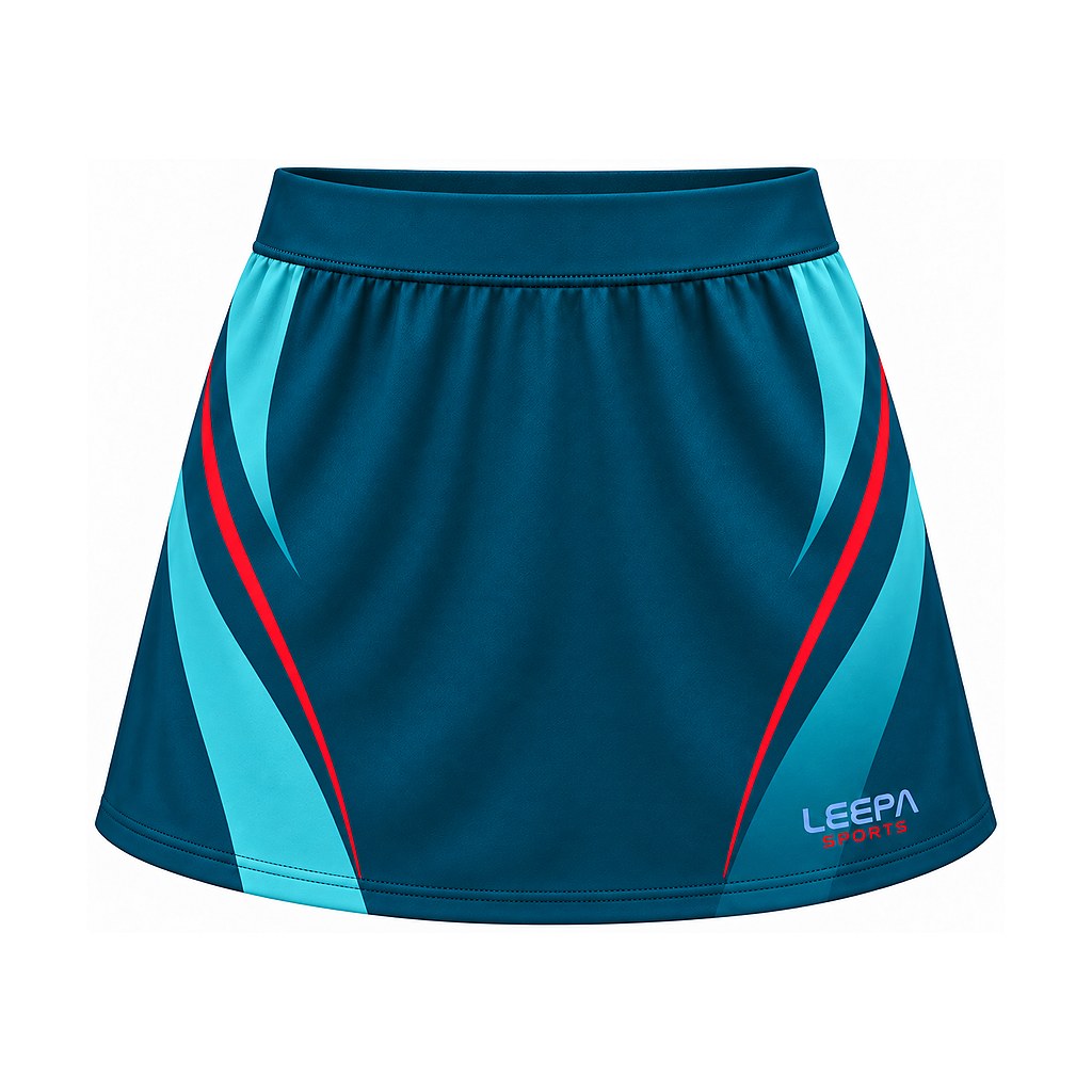 Navy Panel Netball Skirt