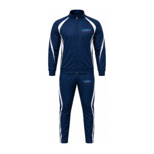 Navy White Sports Tracksuit