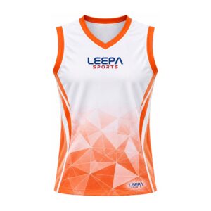 Orange Geometric Softball Jersey