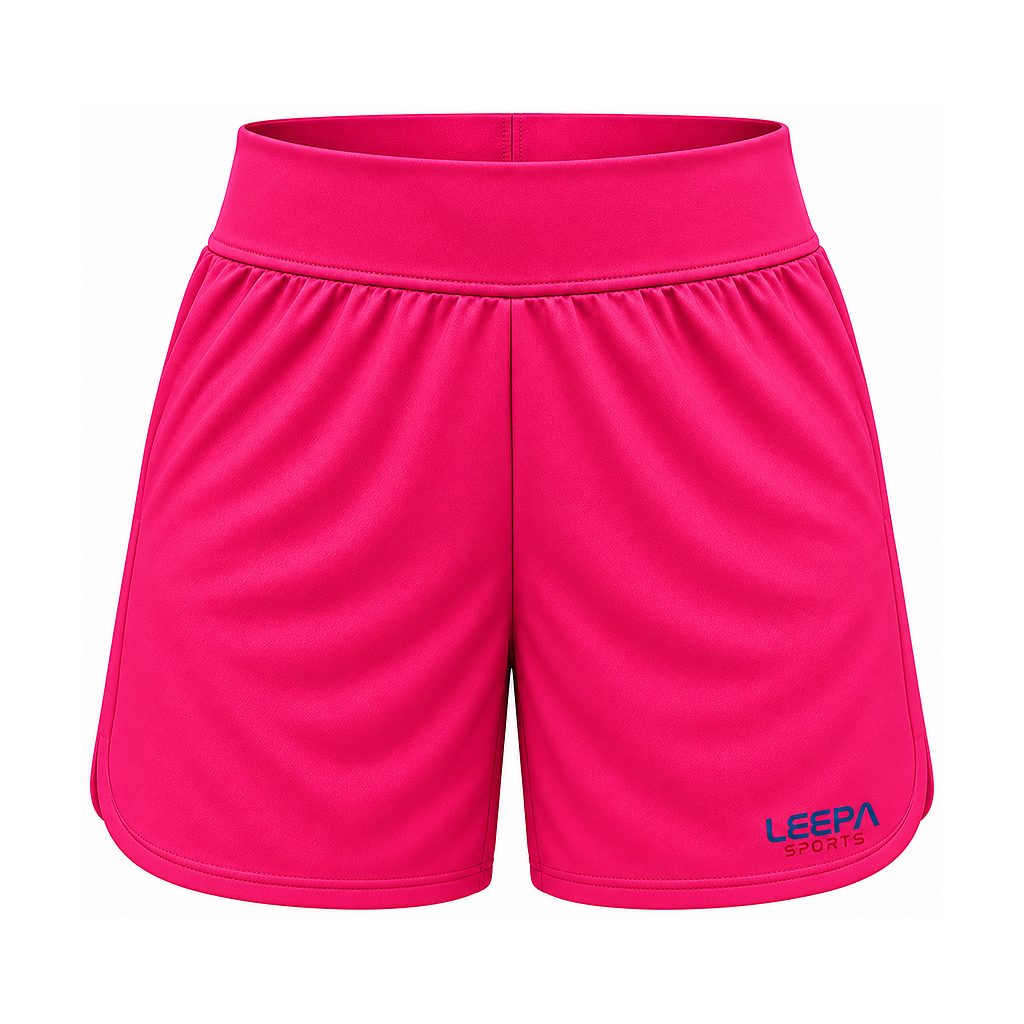 Pink Plain Netball Shorts