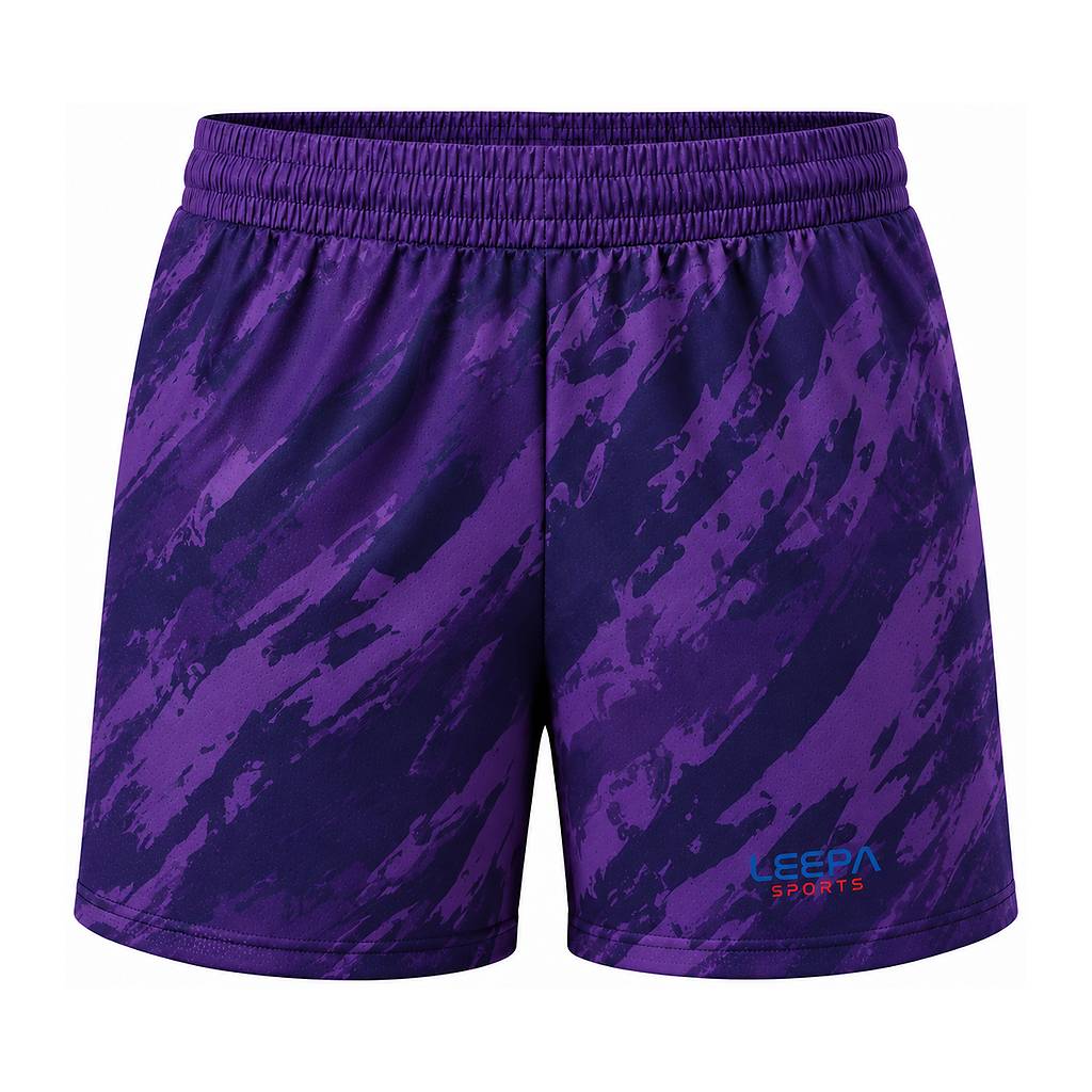 Purple Brush Soccer Shorts