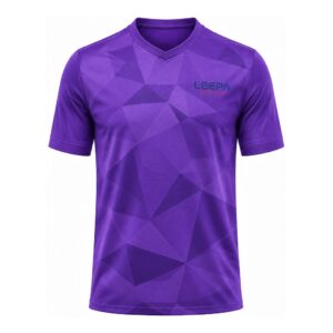 Purple Geometric Padel Jersey