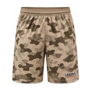 Tan Camo Soccer Shorts