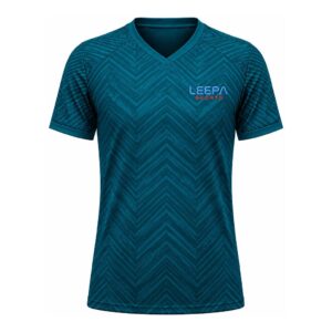 Teal Chevron Padel Jersey