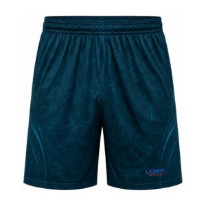 Teal Pattern Soccer Shorts