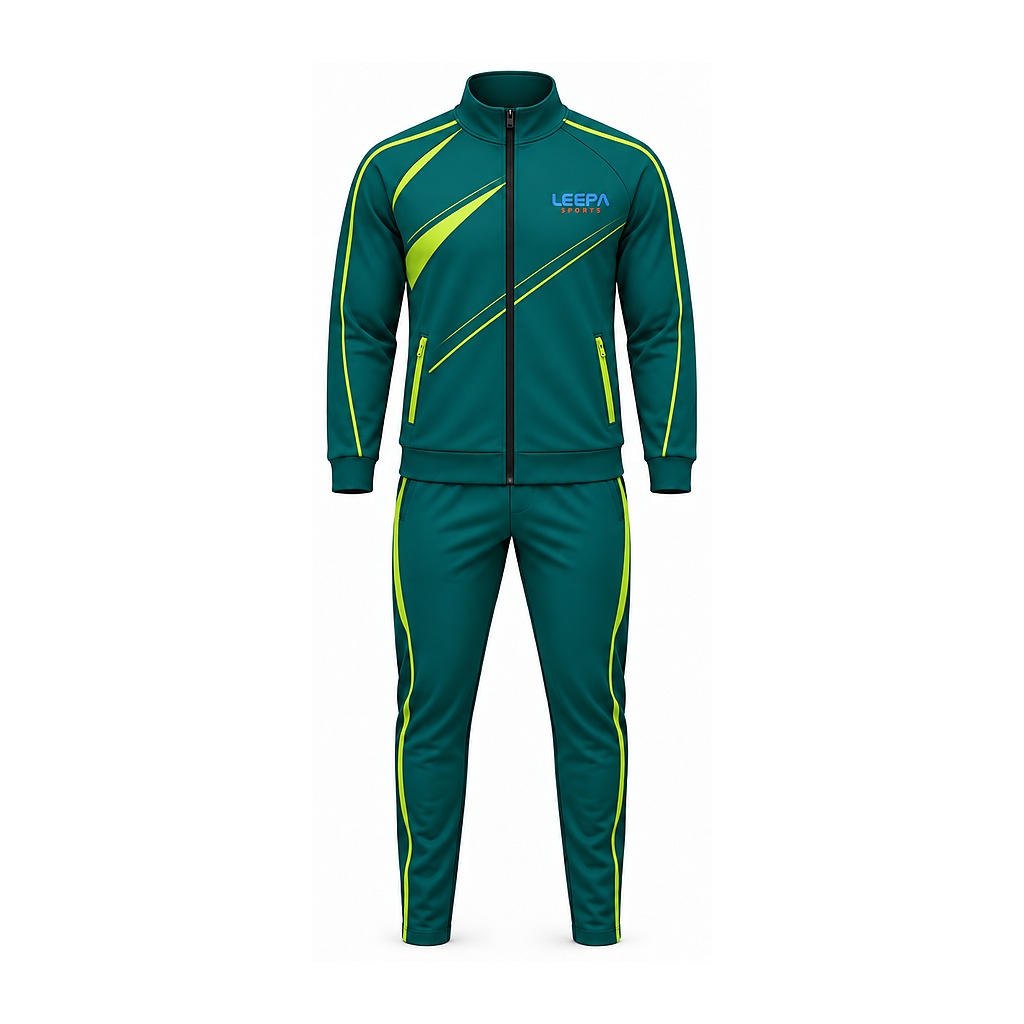Teal Streak Sports Tracksuit