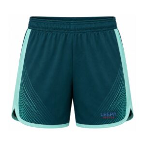 Teal Stripe Padel Shorts
