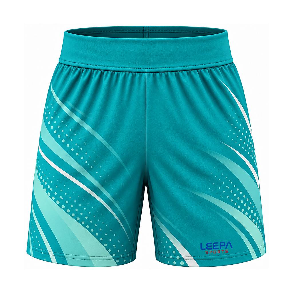 Teal Swoosh Netball Shorts