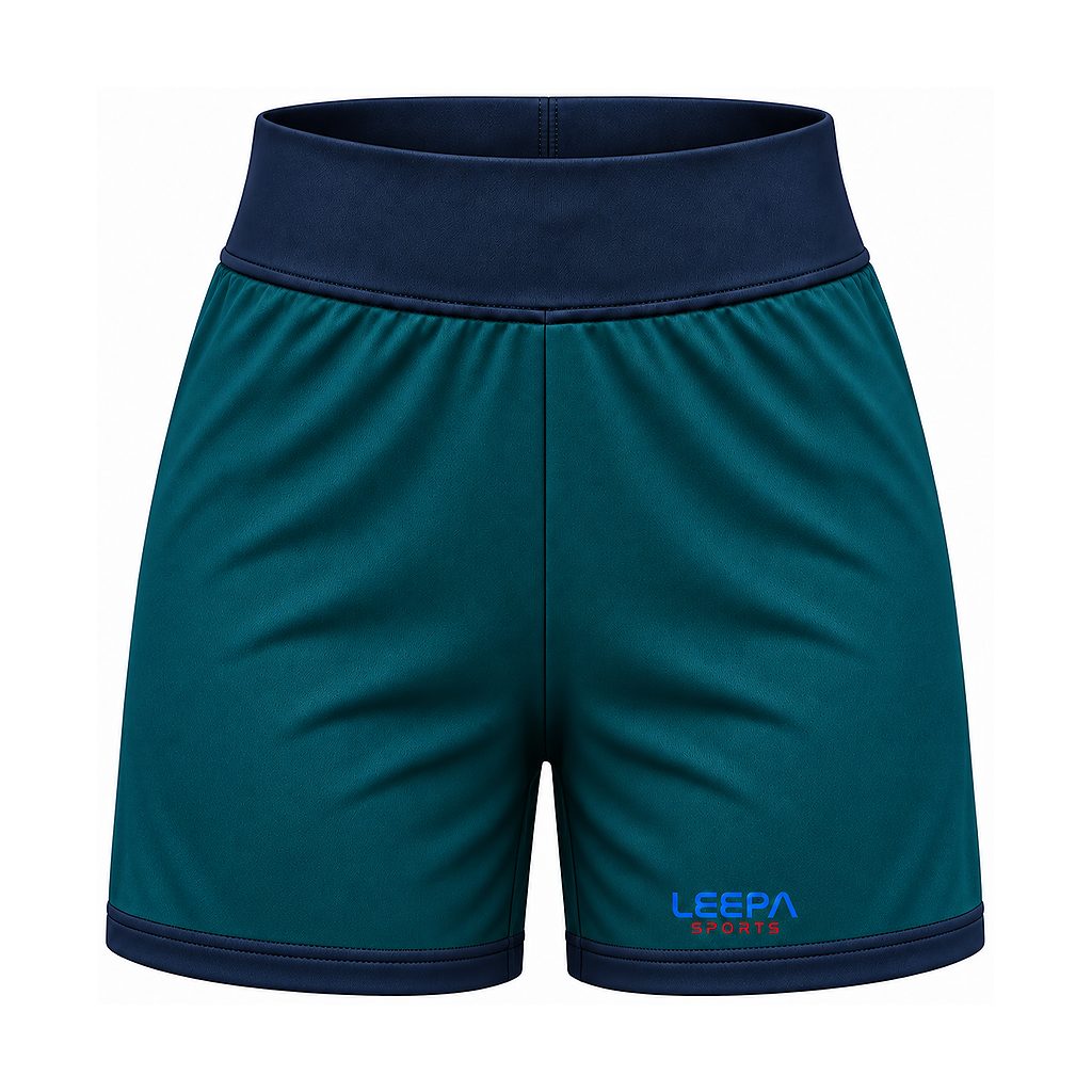 Teal Trim Netball Shorts