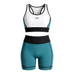 Teal White Gym Set