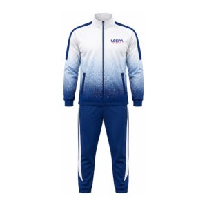 White Blue Gradient Tracksuit