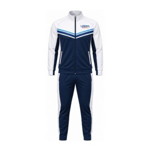 White Chevron Sports Tracksuit