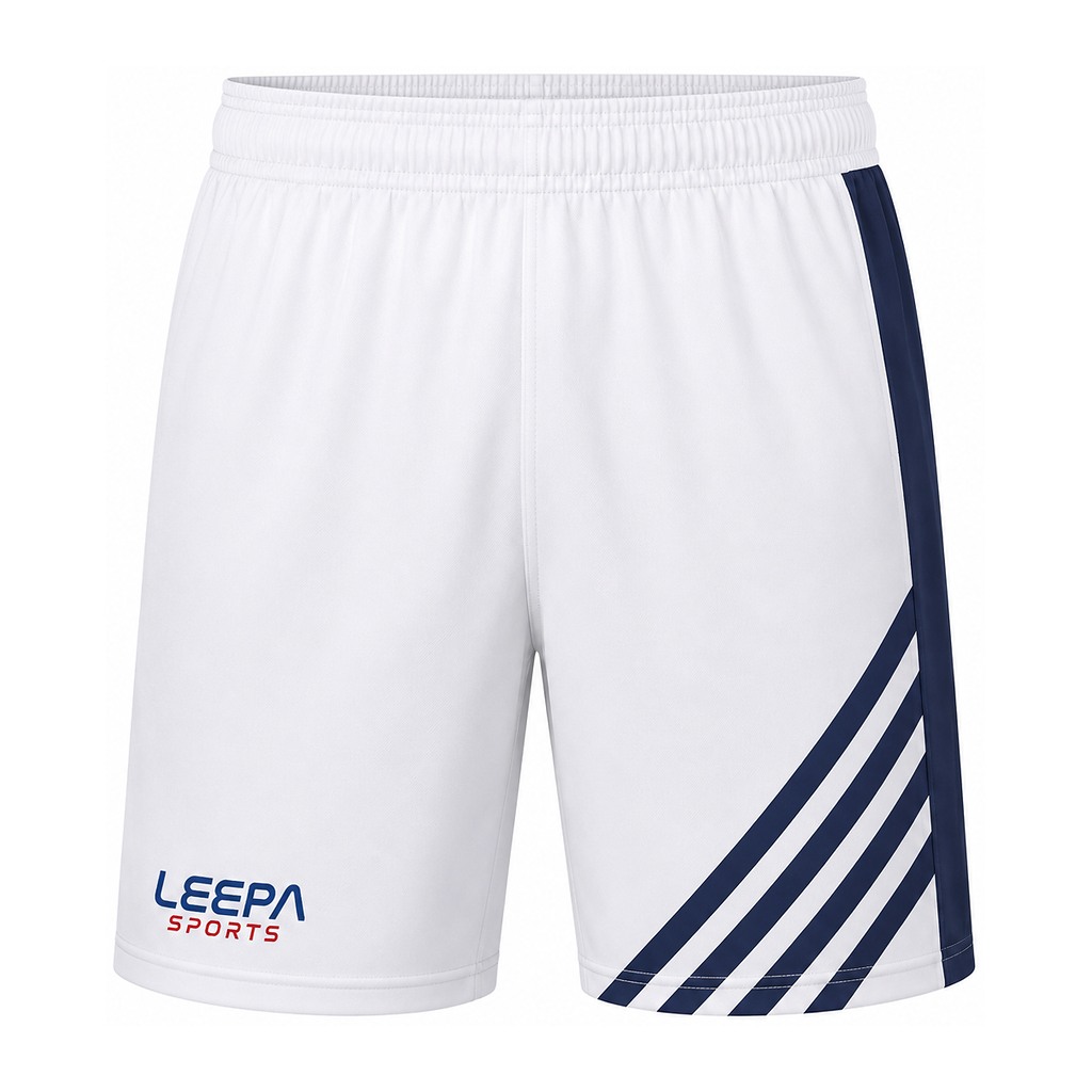 White Hockey Shorts