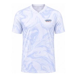 White Swirl Padel Jersey
