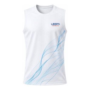 White Wave Padel Sleeveless Top