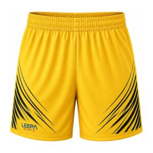 Yellow Stripe Soccer Shorts