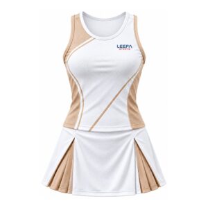 Beige Women Tennis Set