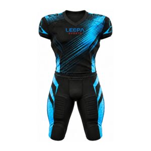 Black Blue Football Uniform