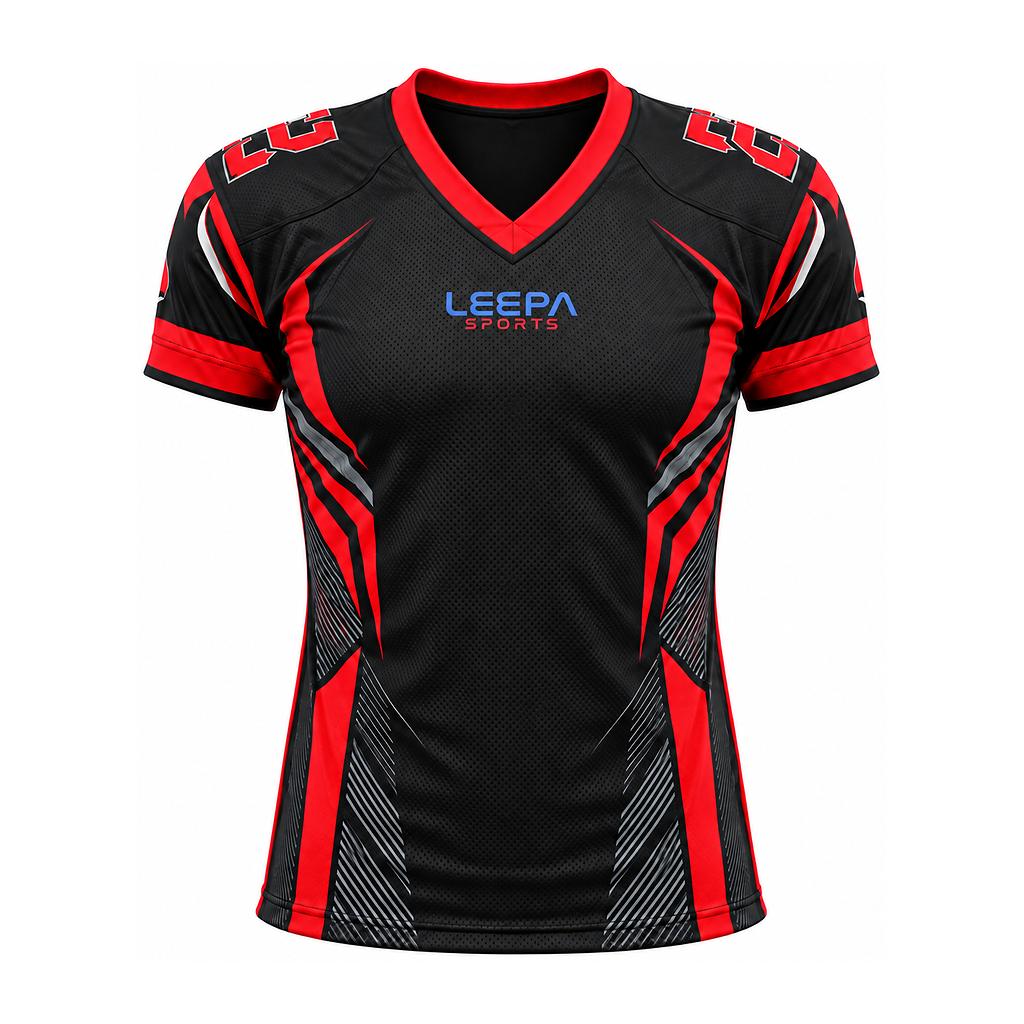Black Crimson Football Jersey