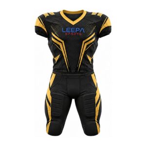 Black Gold Football Uniform