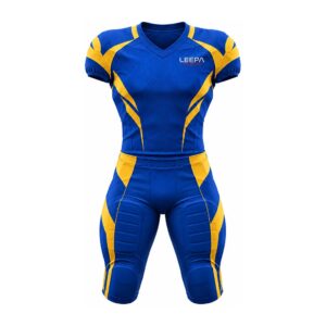 Blue Gold Football Uniform