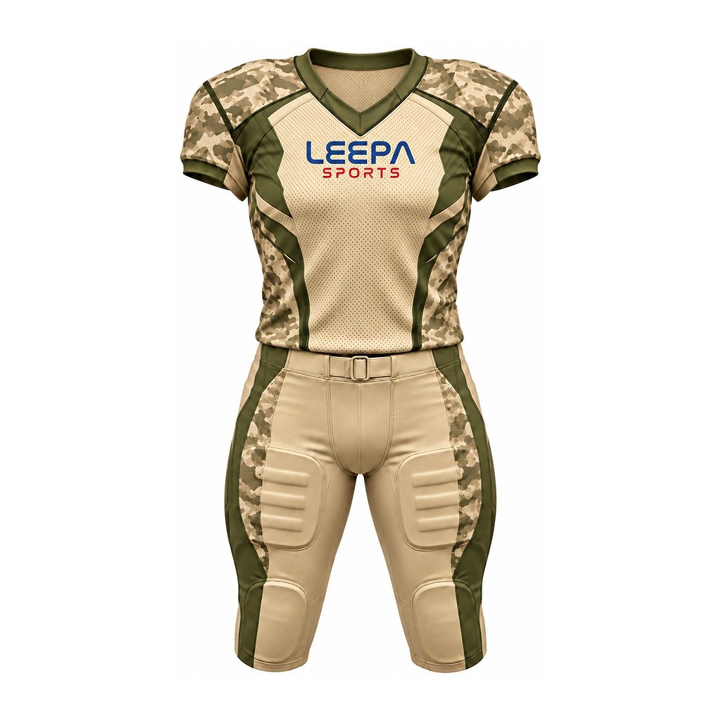 Camo Tan Football Uniform