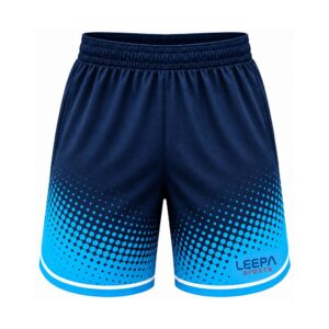 Cyan Halftone Softball Shorts