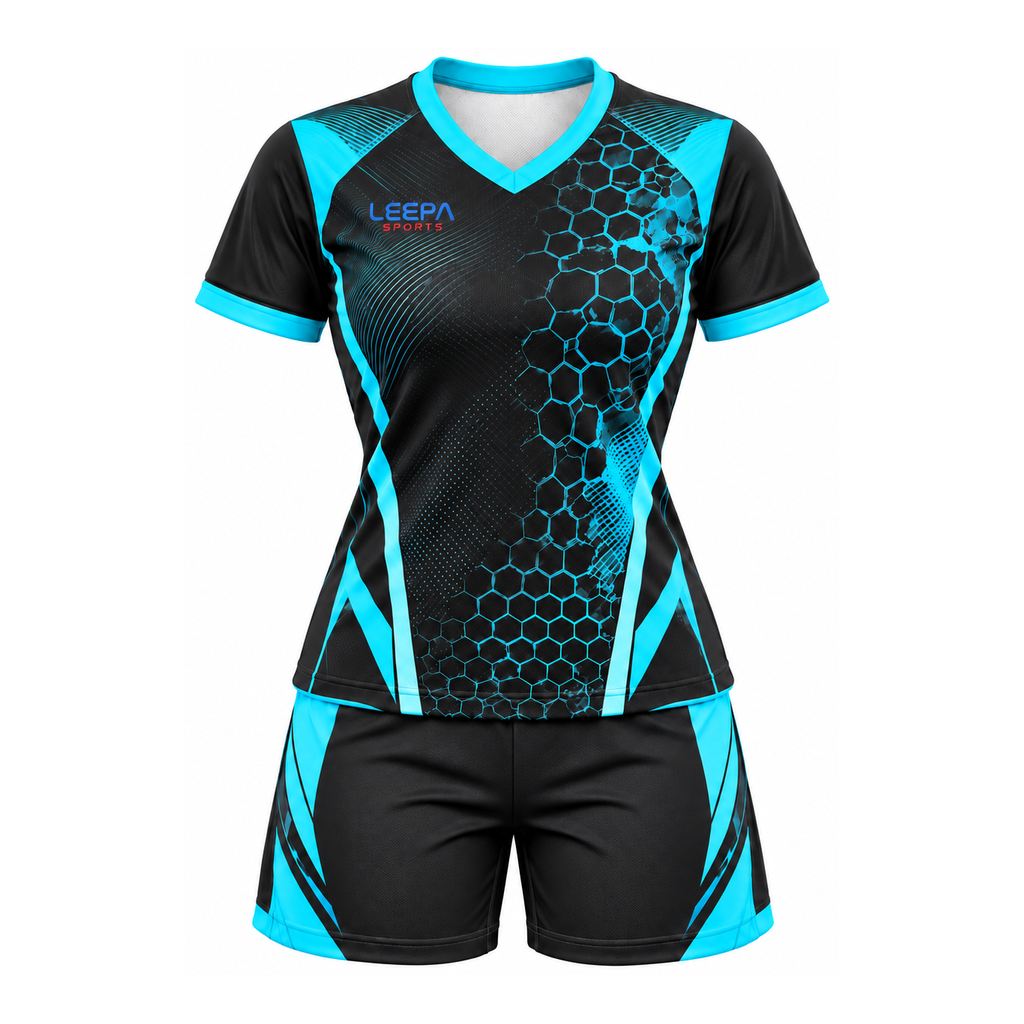 Cyan Hex Women Ping Pong Set