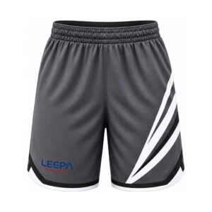 Gray Stripe Softball Shorts