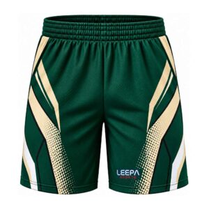 Green Panel Football Shorts