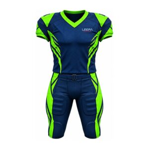 Lime Navy Football Uniform