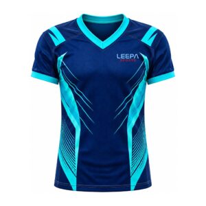 Navy Aqua Football Jersey