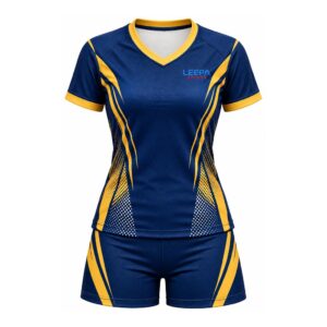 Navy Gold Women Ping Pong Set