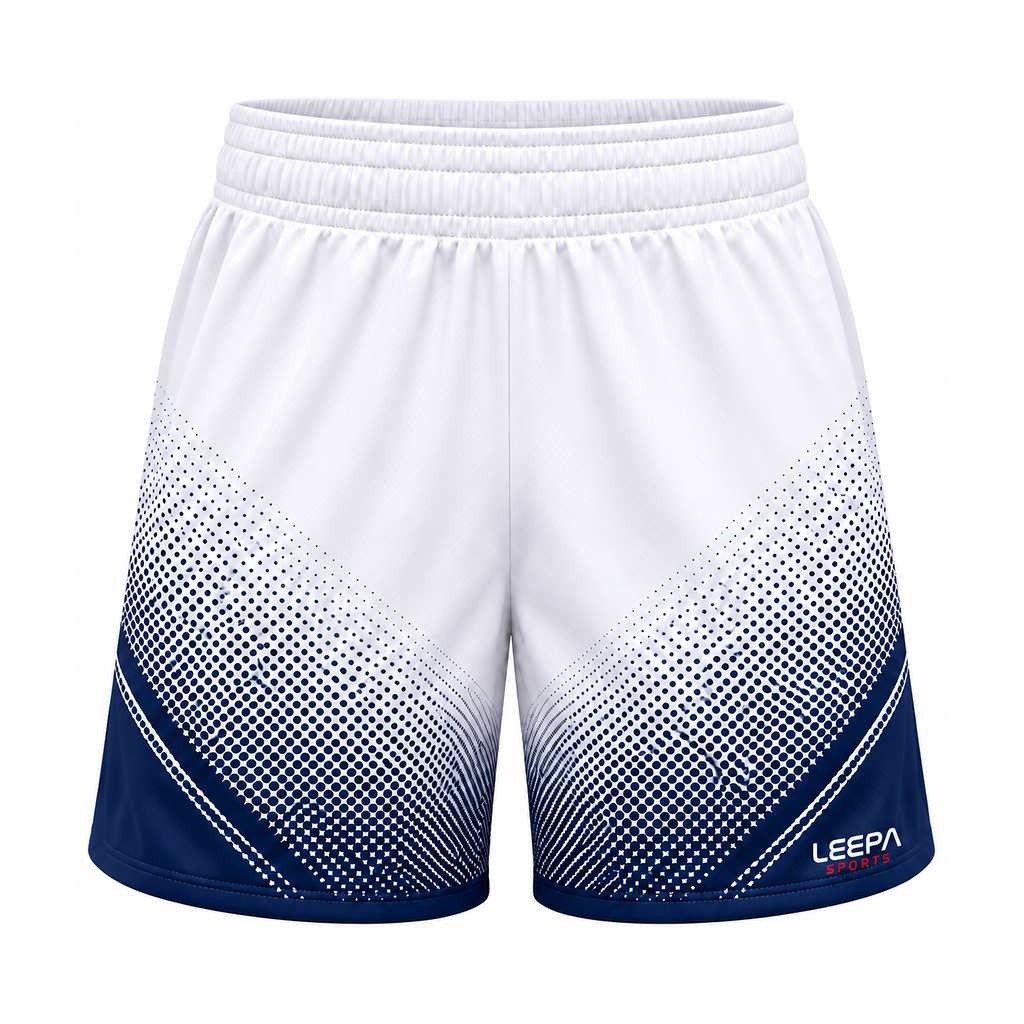 Navy Halftone Softball Shorts