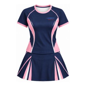 Navy Pink Women Tennis Set