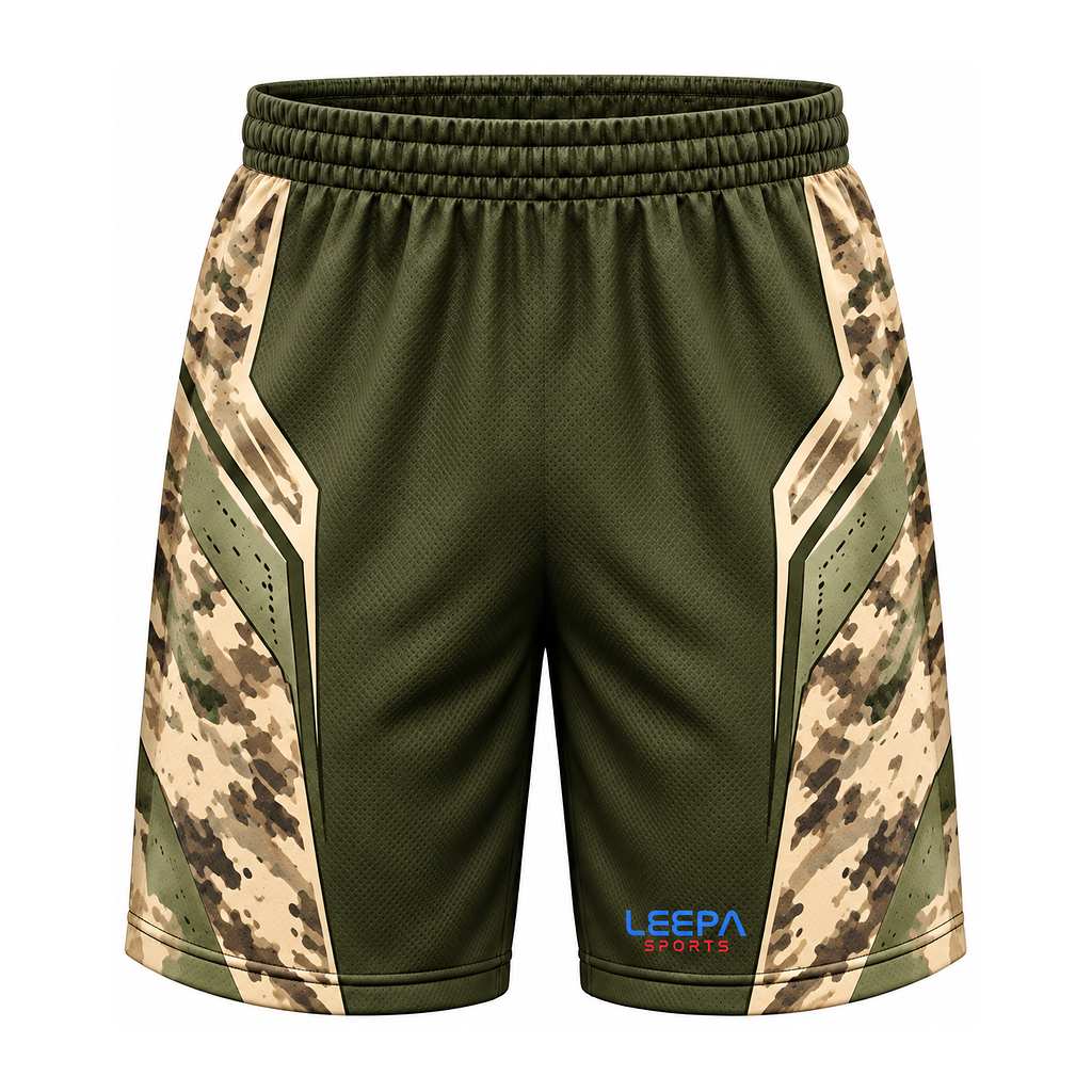 Olive Football Shorts