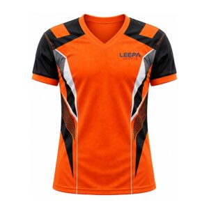 Orange Black Football Jersey
