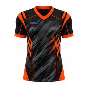 Orange Brush Football Jersey