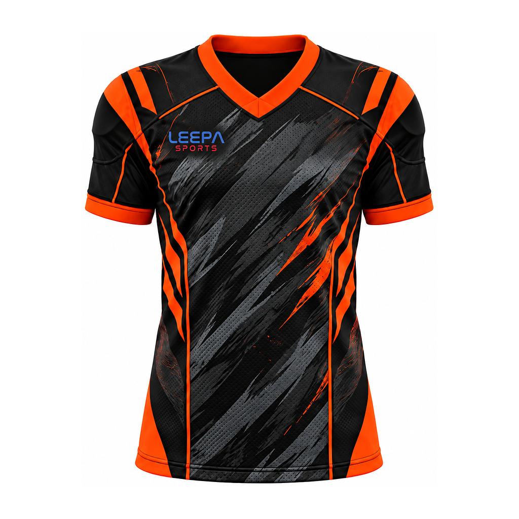 Orange Brush Football Jersey