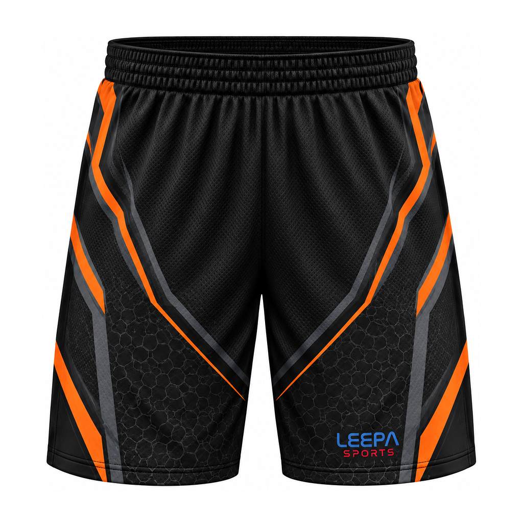 Orange Football Shorts