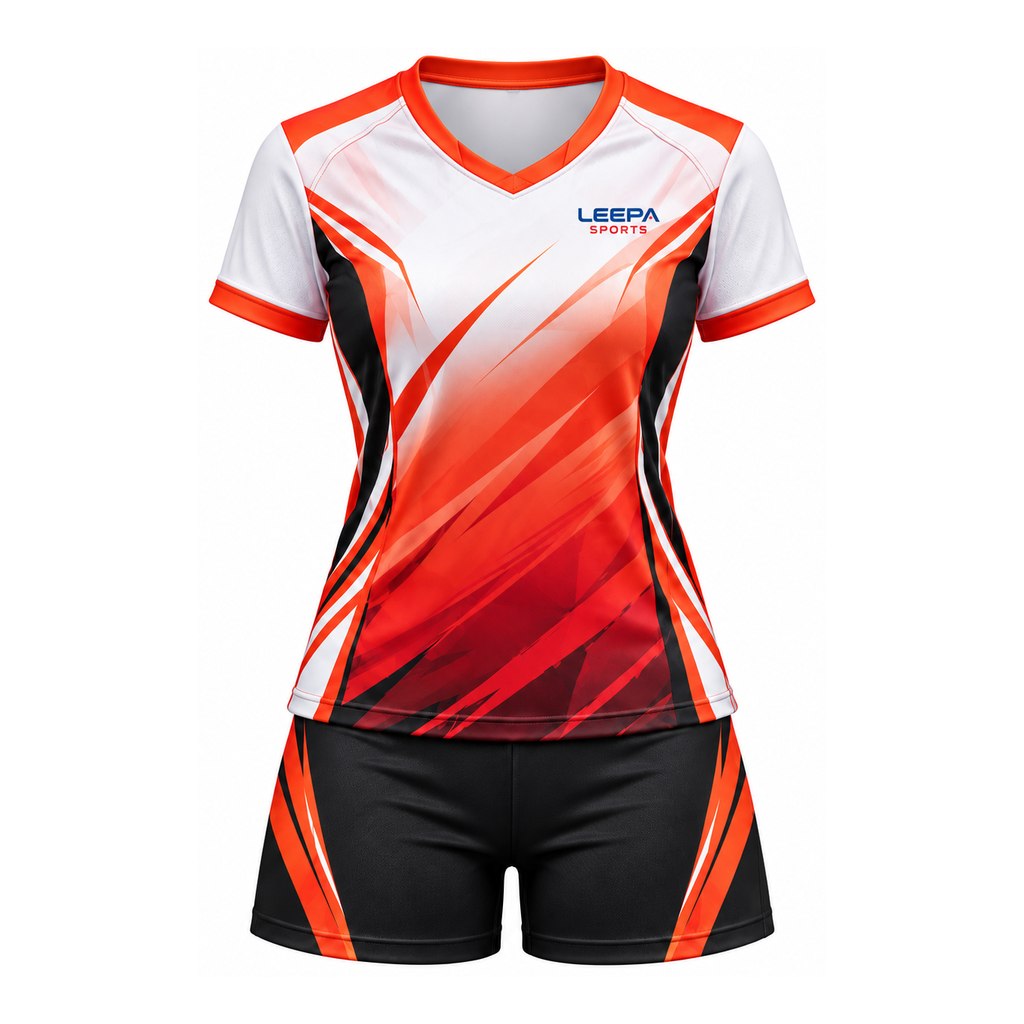 Orange Strike Women Ping Pong Set