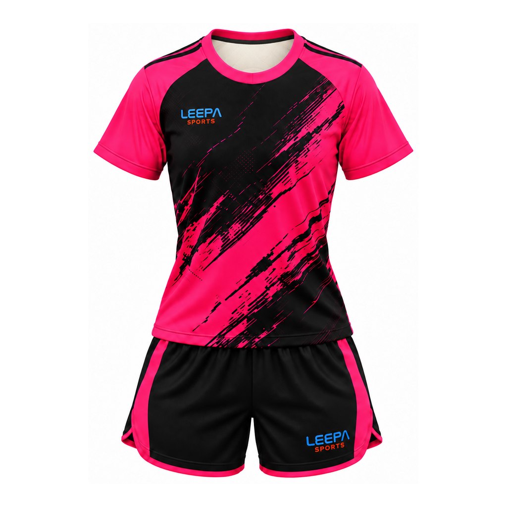 Pink Brush Women Tennis Set