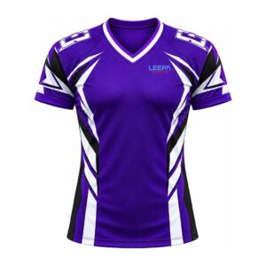 Purple Panel Football Jersey